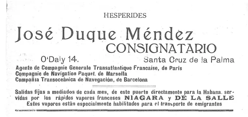 Publicidad Santa Cruz de La Palma.